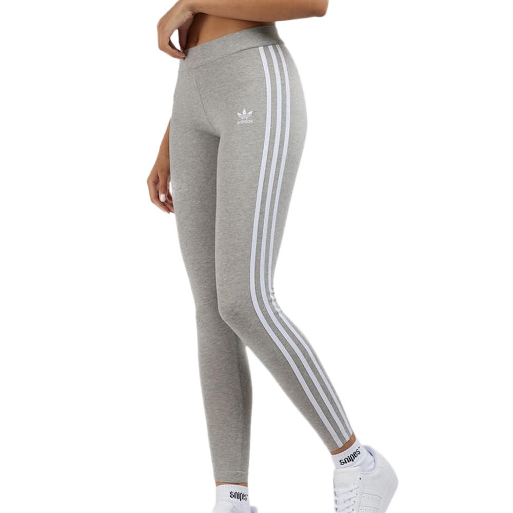 Legging Gris Fille Adidas 3 Stripes Tight pas cher