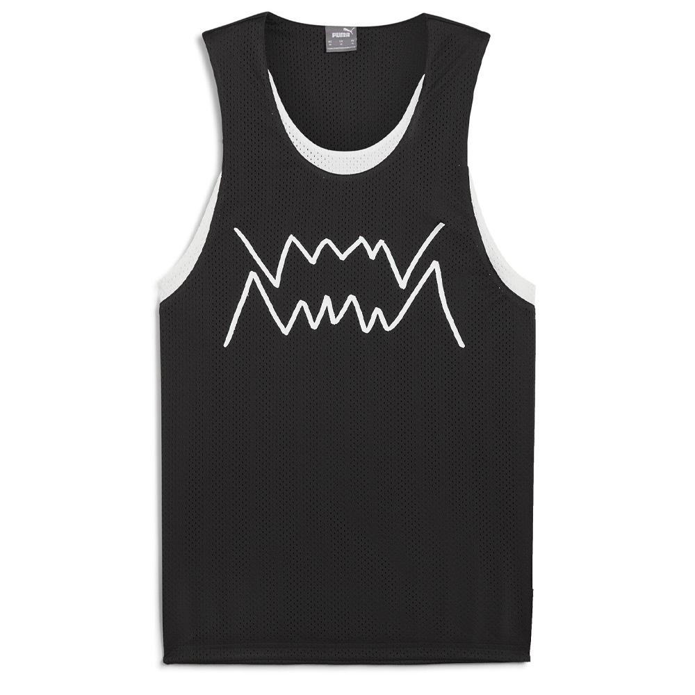 Maillot de Basketball Noir Homme Puma Core pas cher