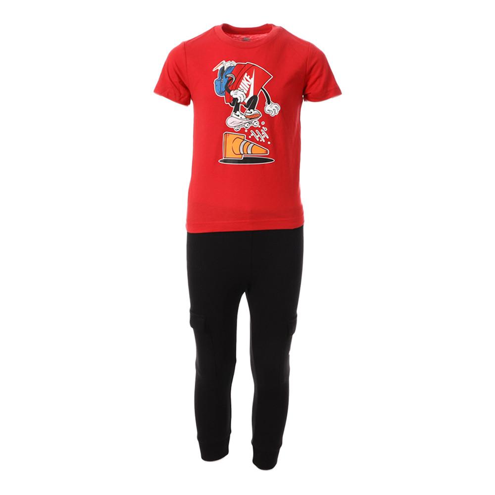 Ensemble de Jogging Rouge Garçon Nike 86J858 pas cher