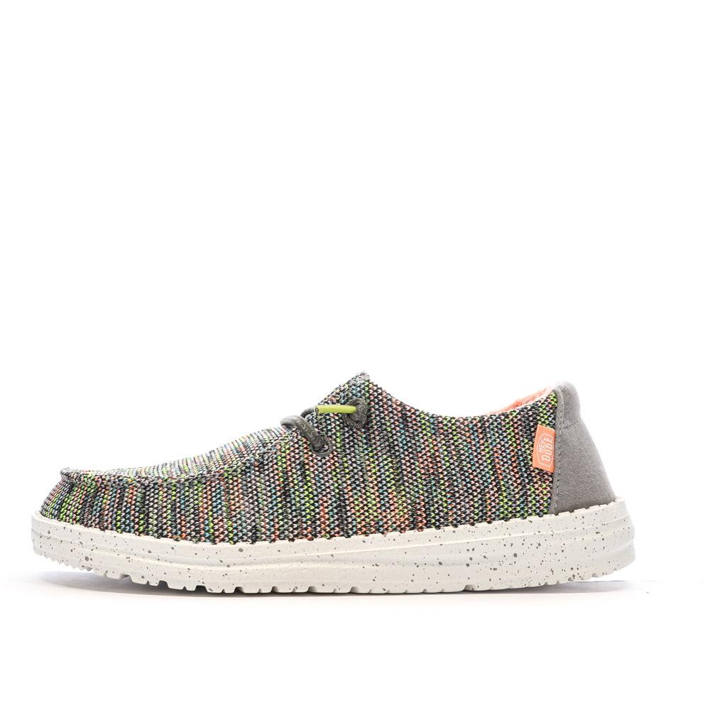 Chaussures Kaki Femme Hey Dude Wendy Sox pas cher