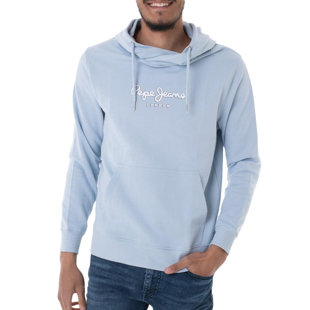 Sweat Bleu Clair Homme Pepe jeans Edward pas cher