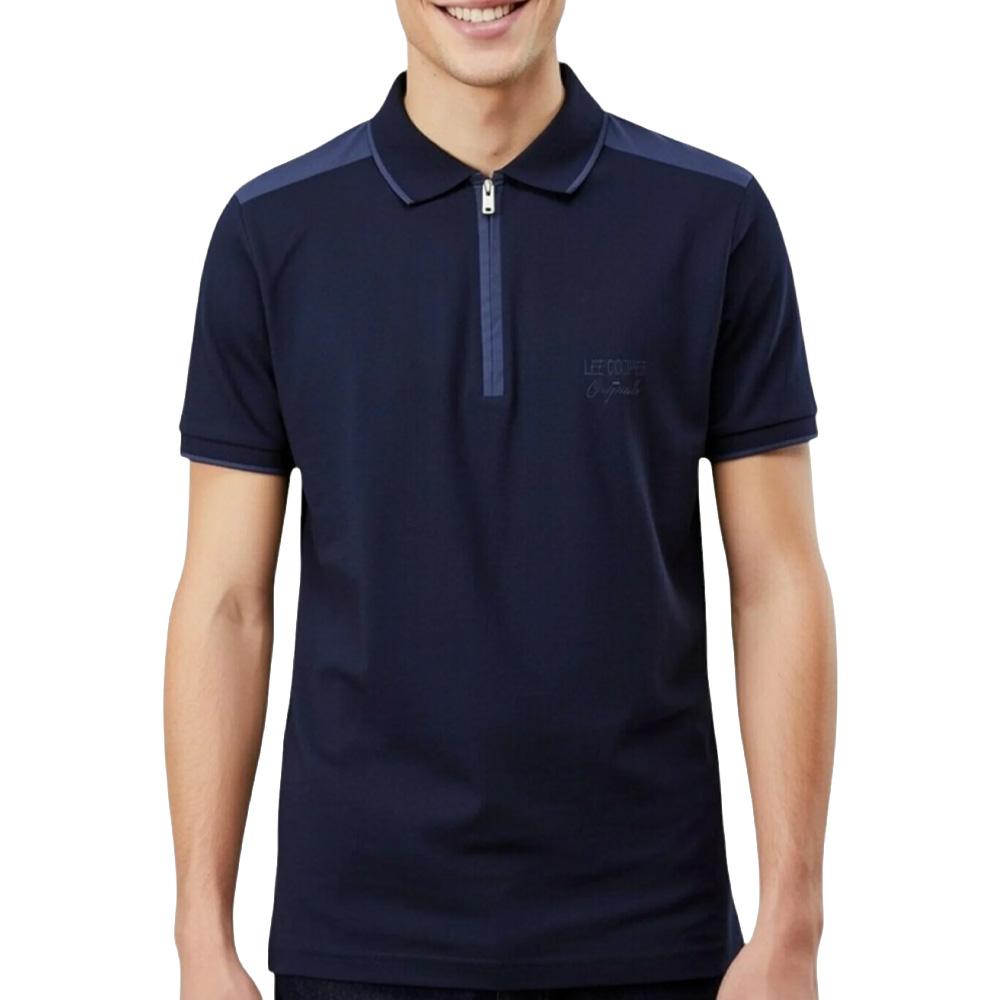 Polo Marine Homme Lee Cooper GLC2046 pas cher