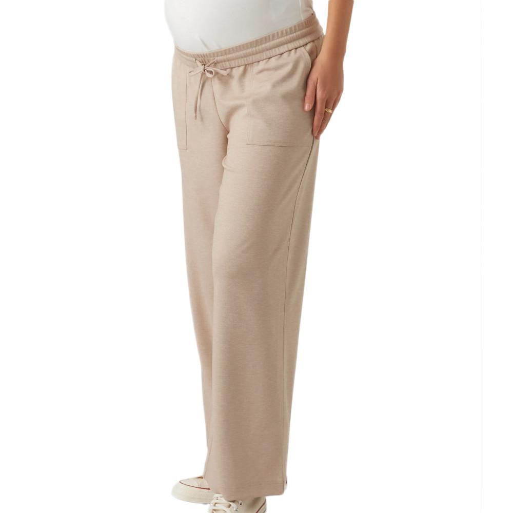 Pantalon Écru Femme Mamalicious Malin pas cher
