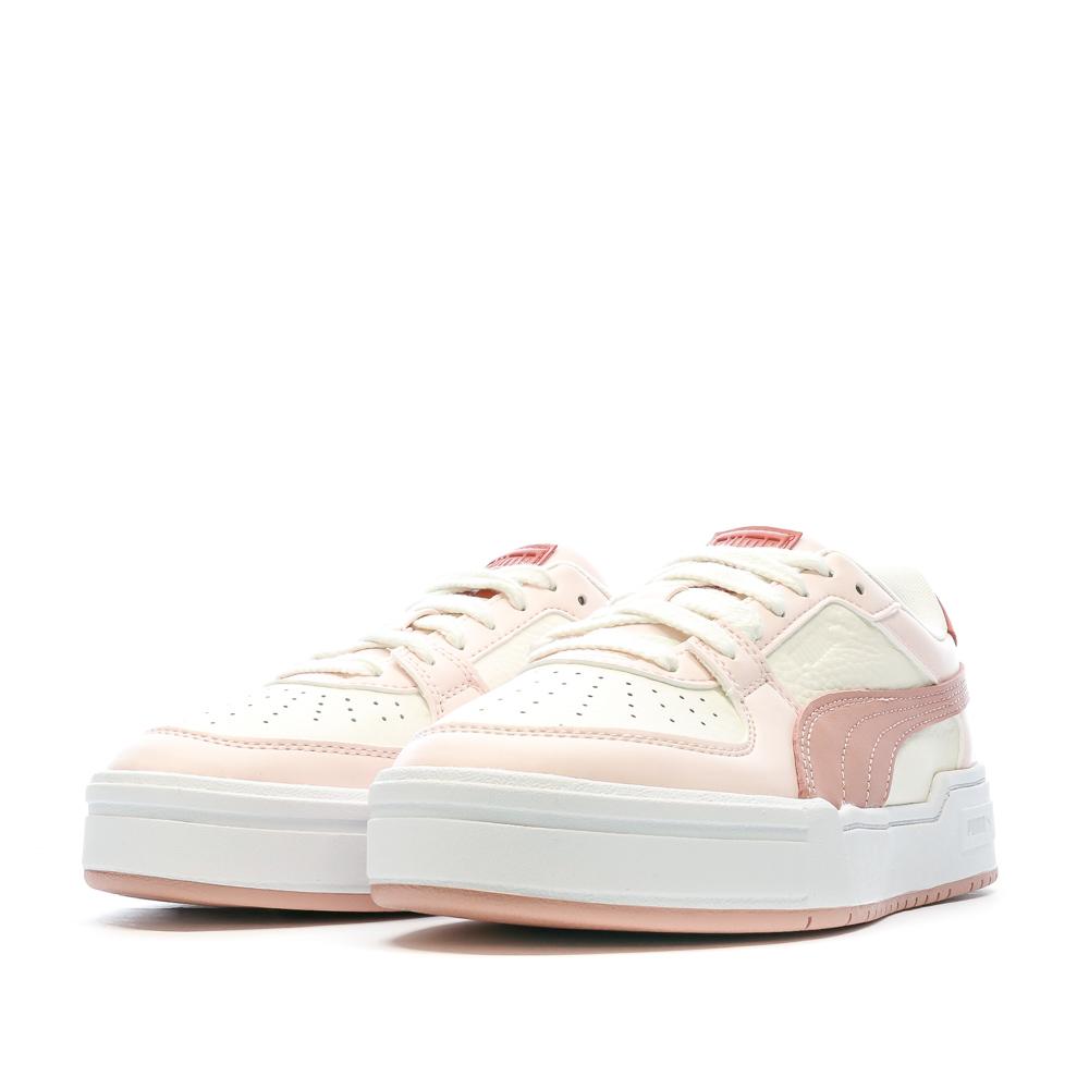 Baskets Rose/Blanche Femme Puma 394749-02 vue 6