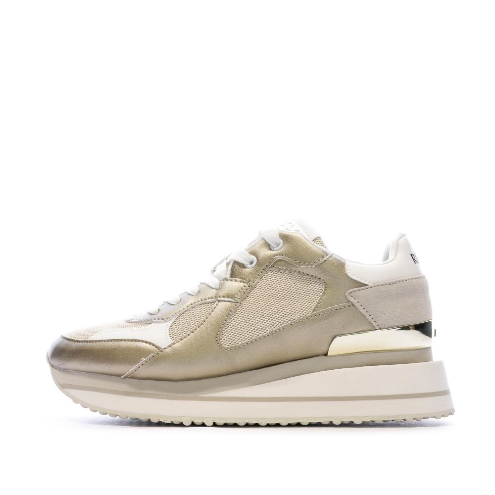 Baskets Dorées Femme Replay Lucile Glam pas cher