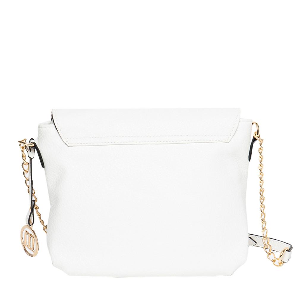 Sac bandoulière Blanc Femme Manoukian Mareva vue 2