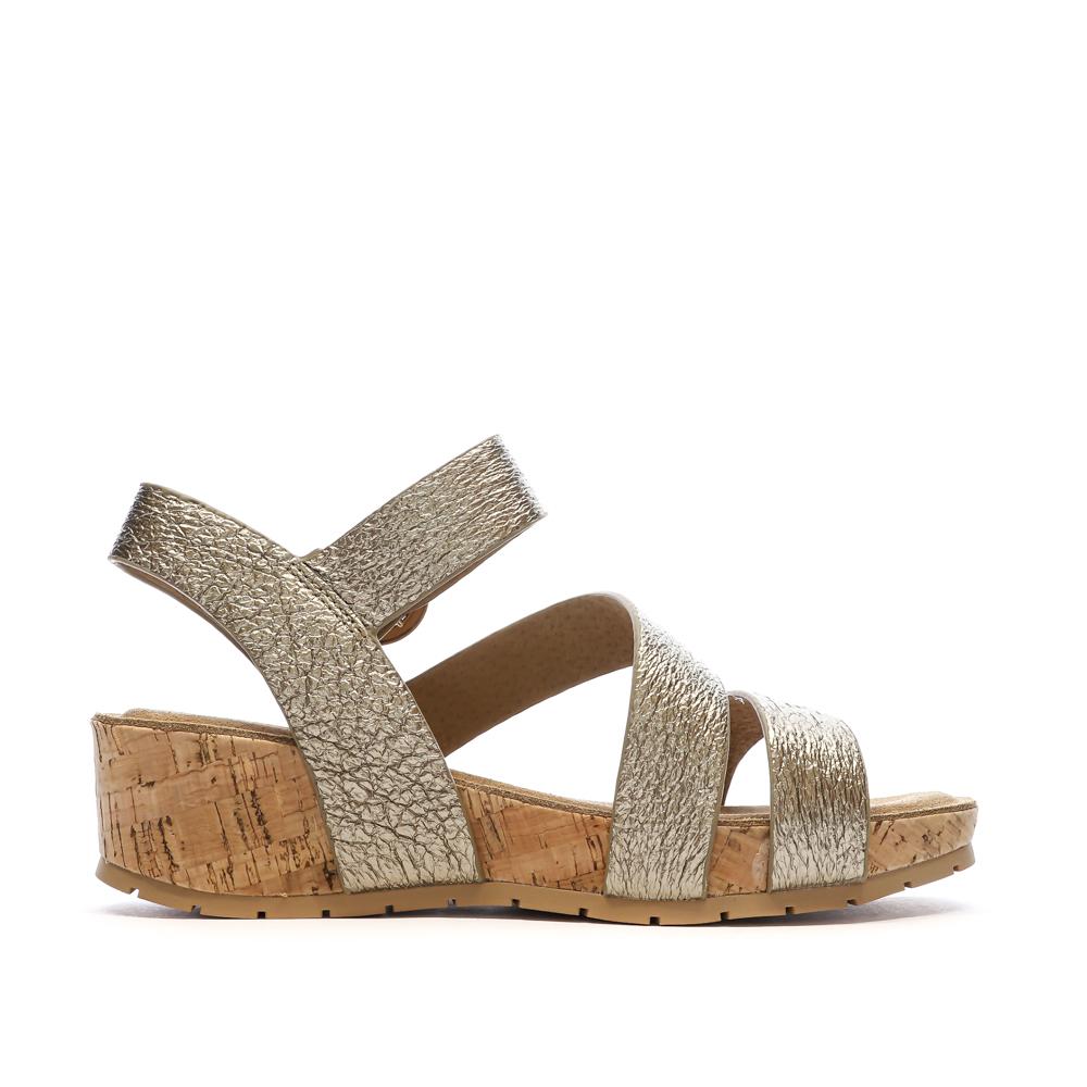 Sandales Dorées Femme Chattawak Lilou vue 2