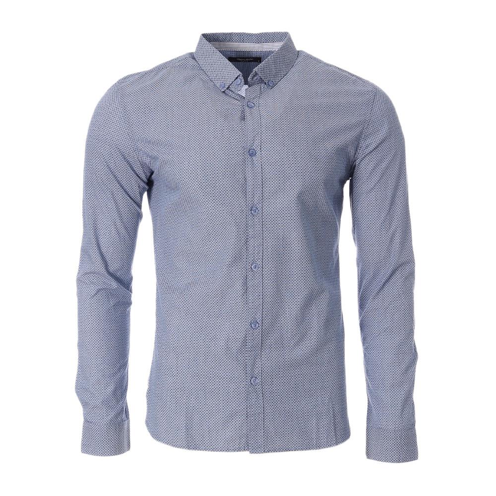 Chemises Bleu/Marine à Motifs Homme Teddy Smith Carton Ml pas cher