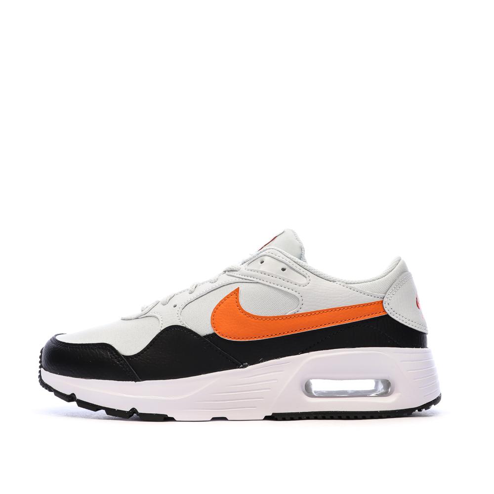 Baskets Grises/Orange Homme Nike Air Max pas cher