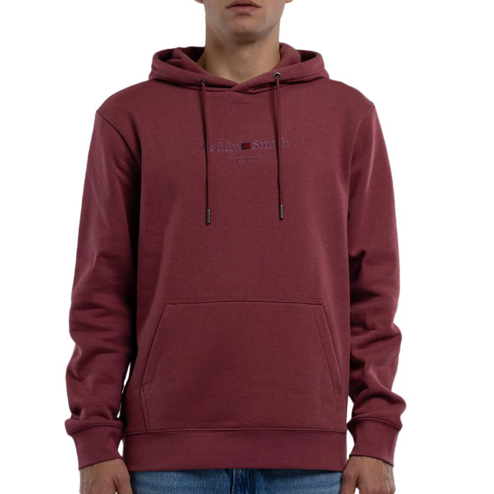Sweat à Capuche Bordeaux Homme Teddy Smith Jim 10816997D pas cher