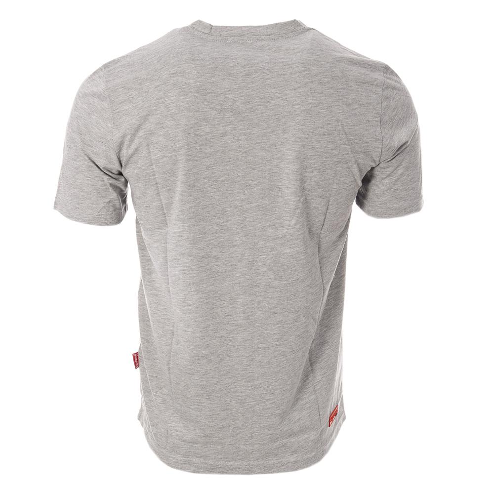 T-shirt Gris Homme Supreme Grip Michael vue 2