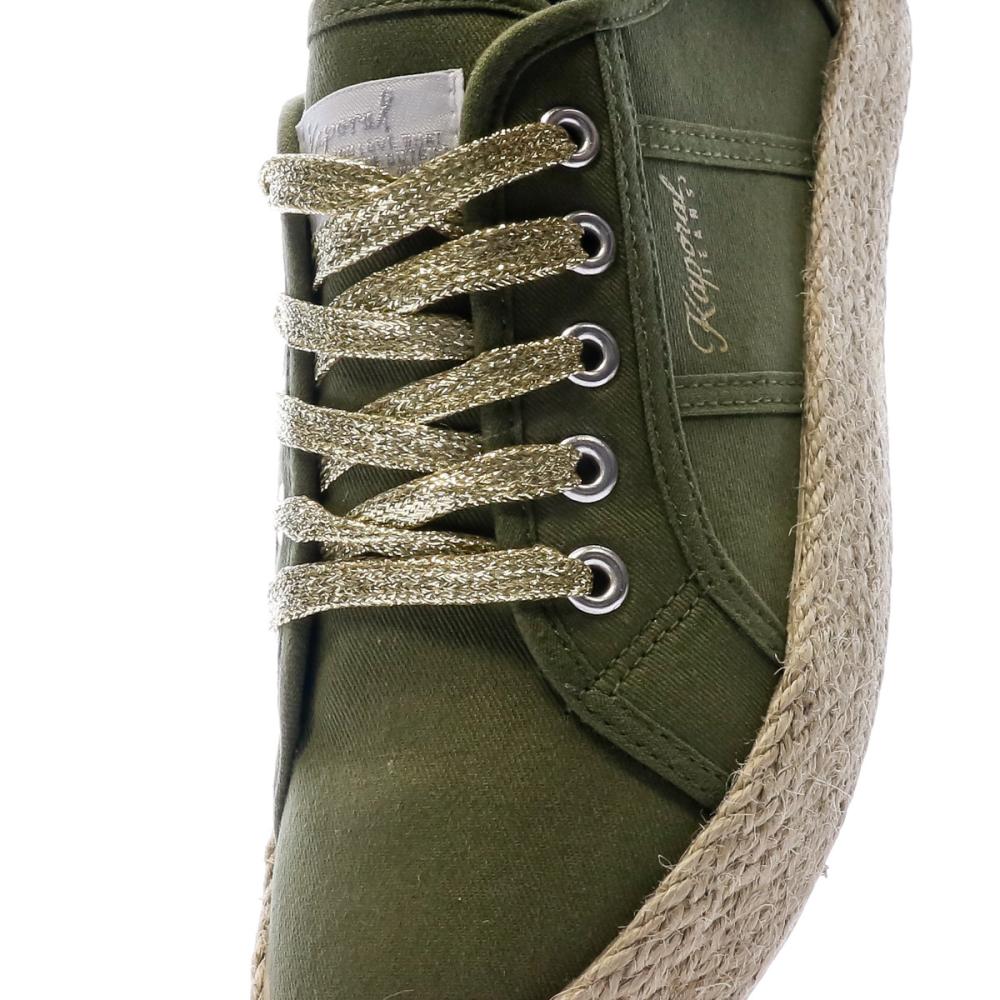 Baskets Kaki Femme Kaporal Biorgaty vue 7