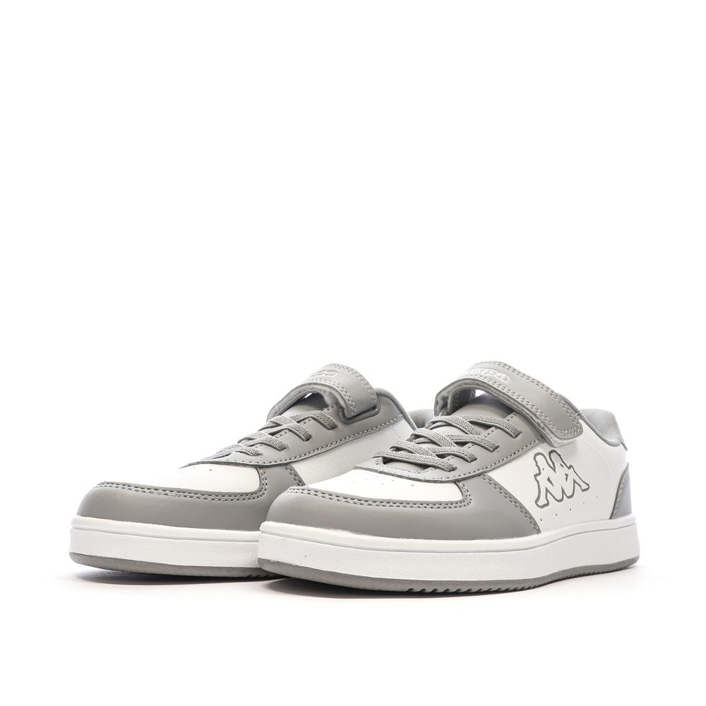Baskets Blanches/Grises Garçon Kappa Malone vue 6