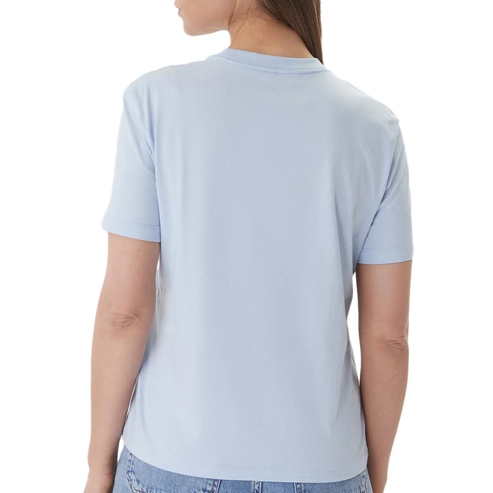 T-Shirt Bleu Femme Calvin Klein Jeans Monog vue 2