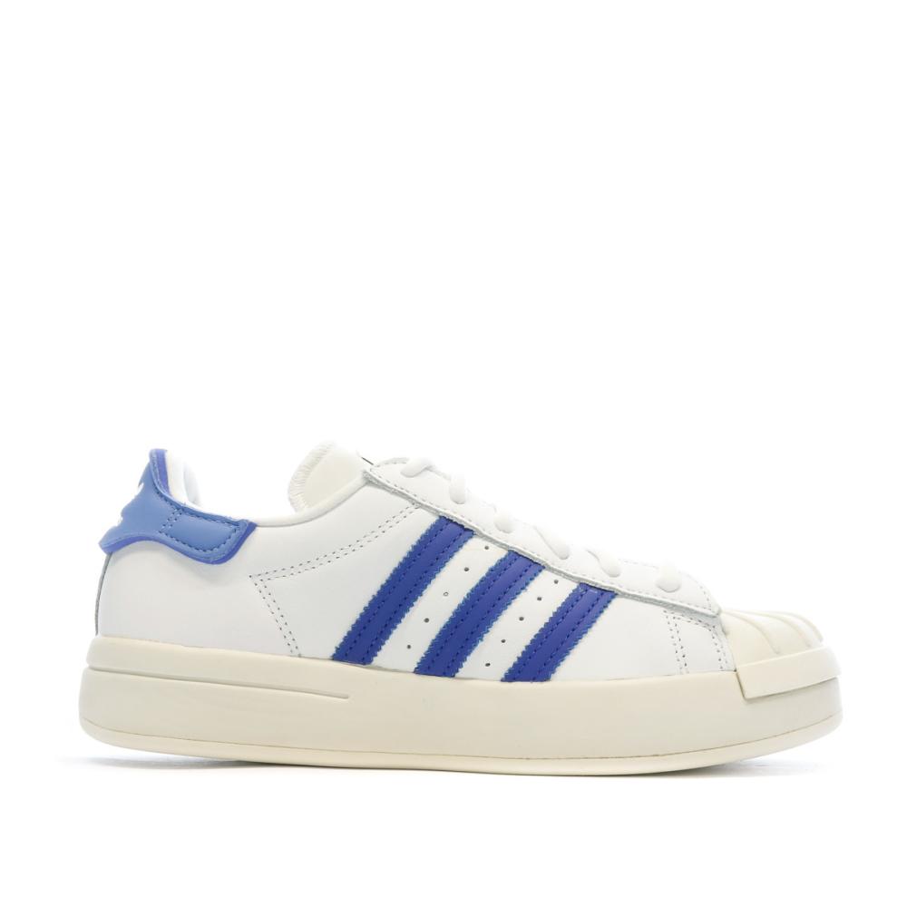 Baskets Blanches Garçon Adidas Superstar Ayoon W vue 2