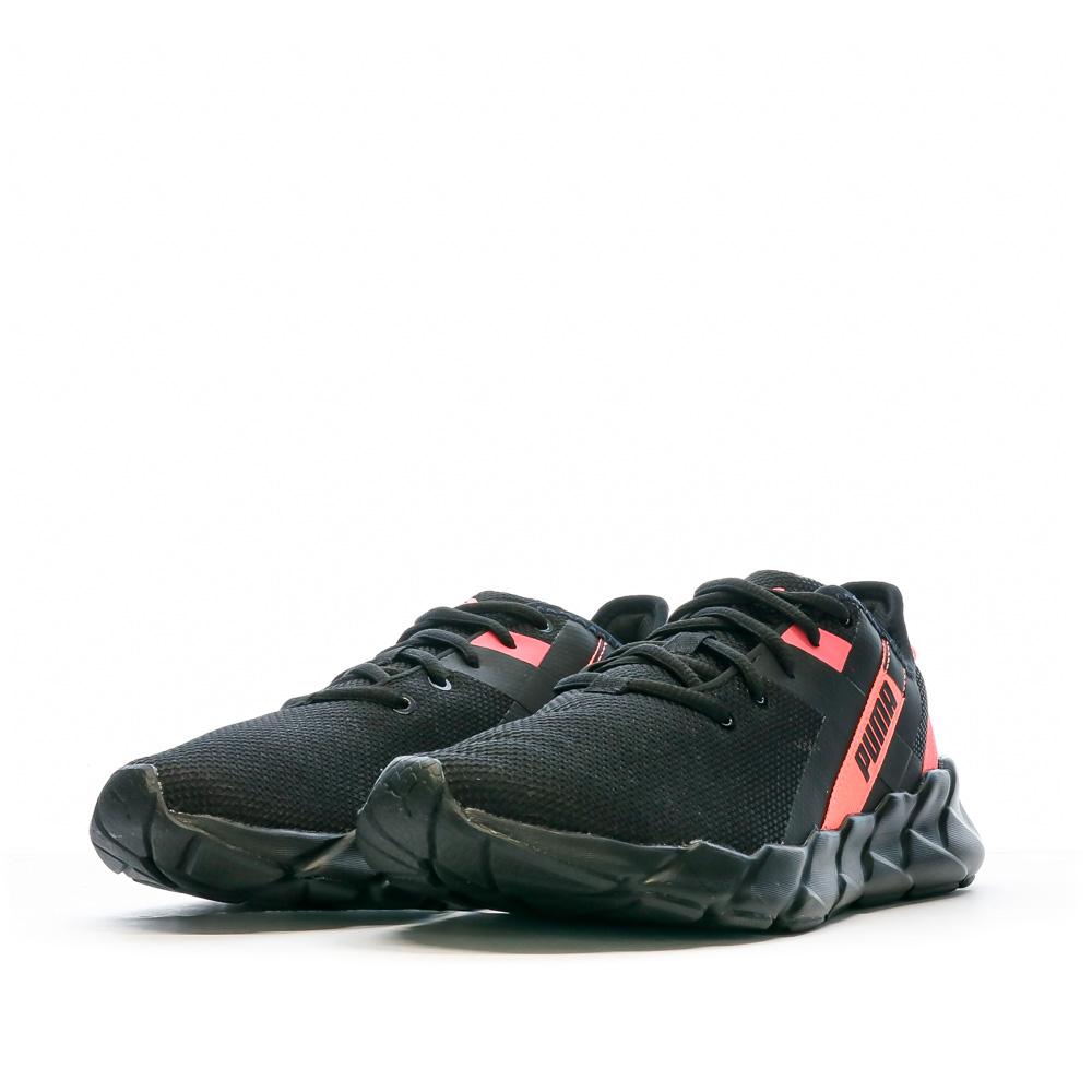 Chaussures de running Noir/Rose Femme Puma Wns Weave vue 6