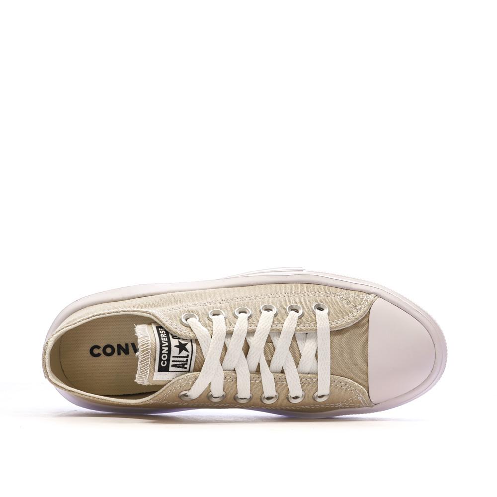 Baskets Beiges Femme Converse Chuck Taylor All Star Move A07580C vue 4