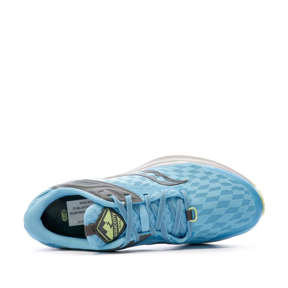 Chaussures de Trail Bleu Femme Saucony Canyon vue 4