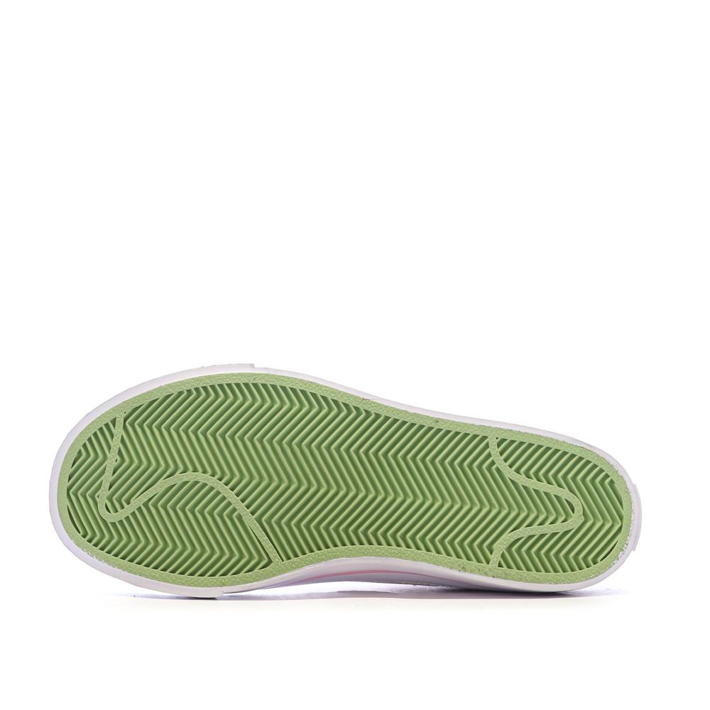 Baskets Blanche/Rose Fille Nike Court Legacy vue 5