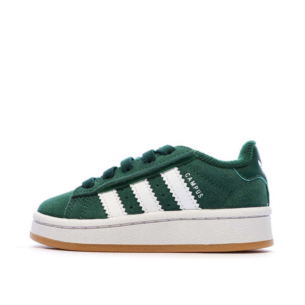 Campus Baskets Adidas Vert Foncé Bébé pas cher