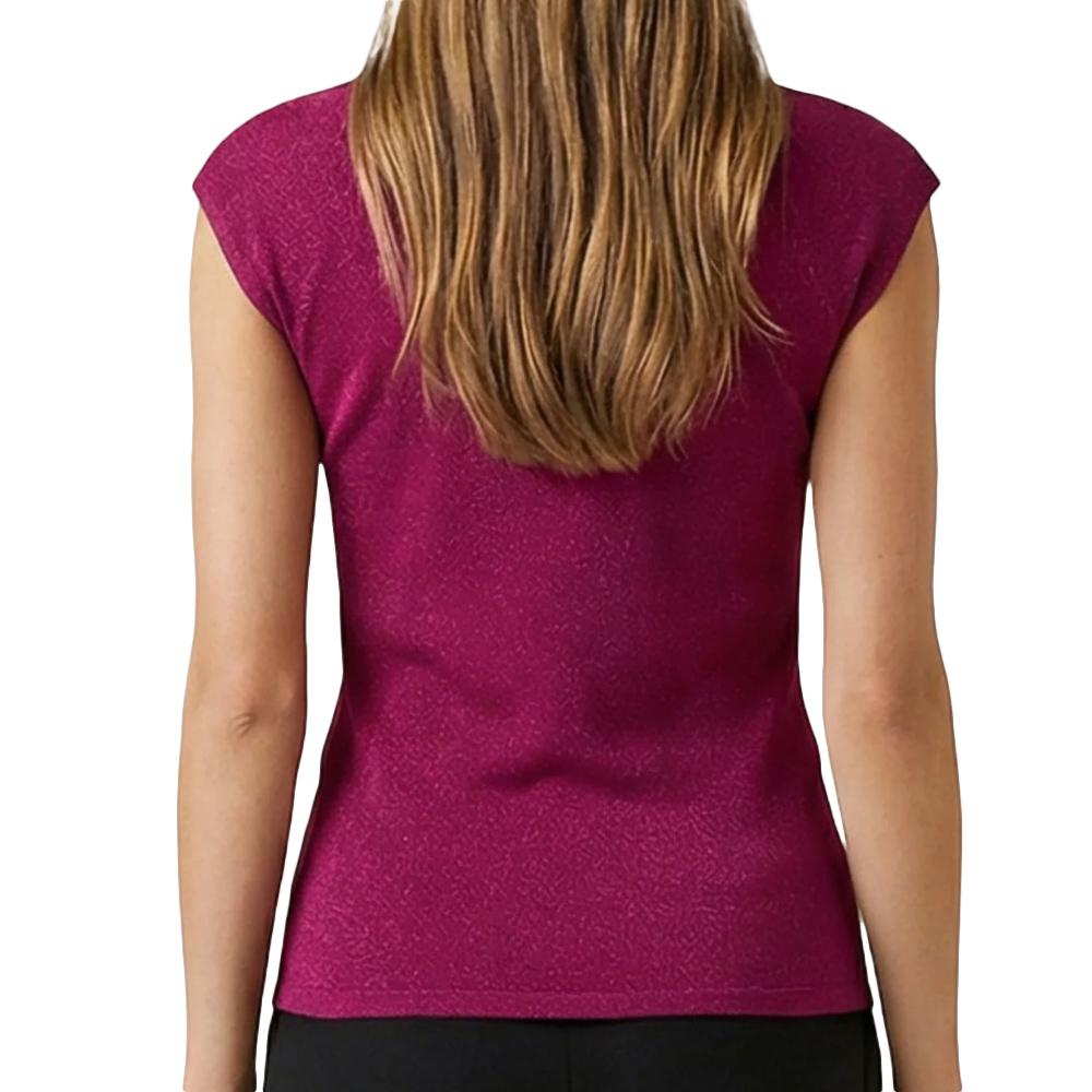 Morgan DIVALI Women’s Purple T-shirt Photo of the Espace des Marques %store% store - view of %key%