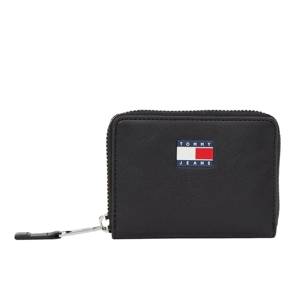 Portefeuille Noir Femme Tommy Hilfiger Small pas cher