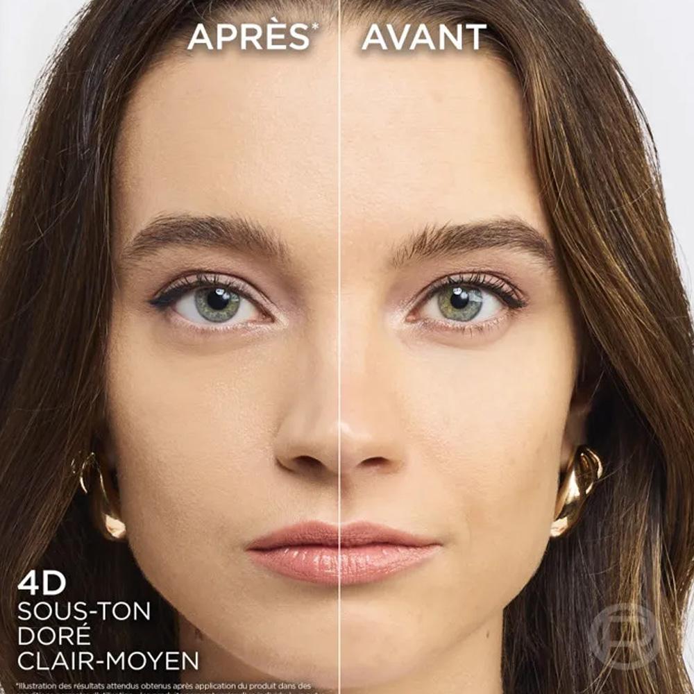 Fond de teint L'Oréal Paris Accord Parfait 4.D/4.W DORE vue 2