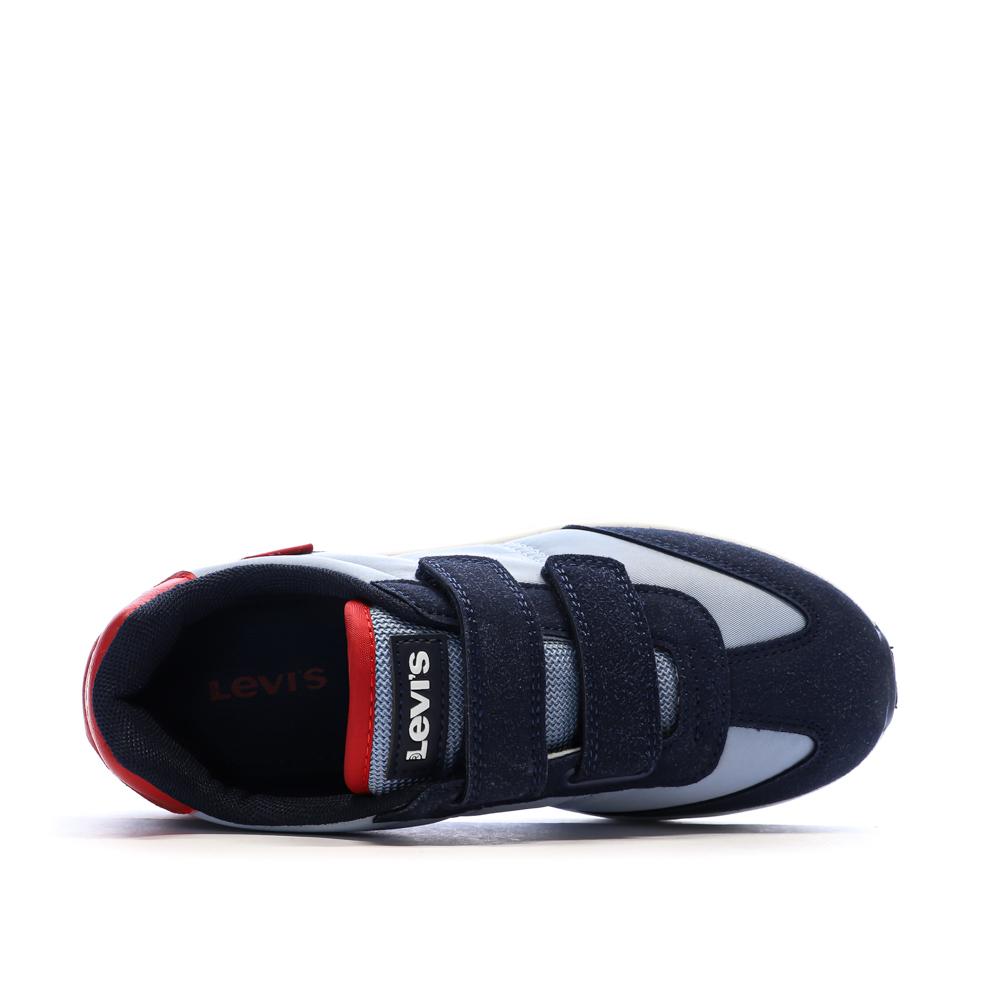 Baskets Bleu Garçon Levi's Logan vue 4