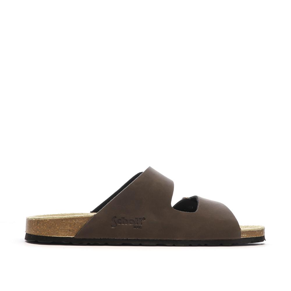 Sandales Marrons Lisses Homme Schott Arthur vue 6