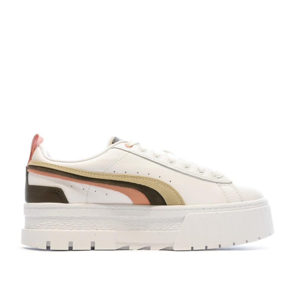 Baskets Blanches Femme Puma Mayze Triplex vue 2