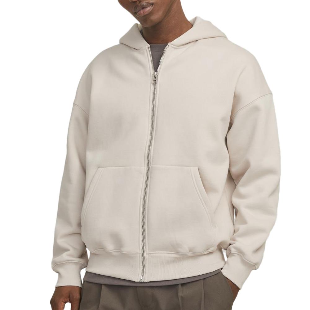 Sweat Zippé Beige Homme Jack & Jones Edge pas cher