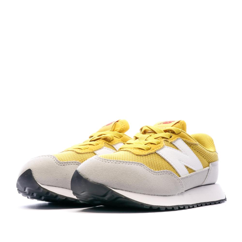 Baskets Jaune Garçon New Balance PH237 vue 6