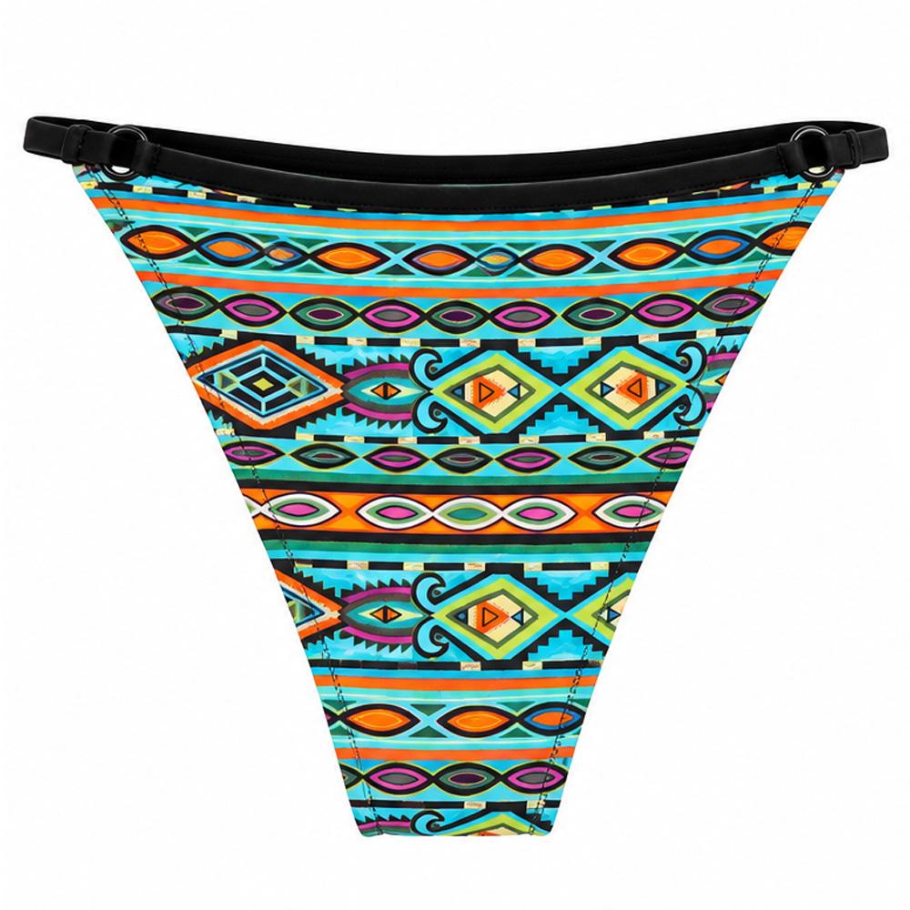 Bas De Maillot de Bain Turquoise/Noir Grain de Sable Kim vue 2