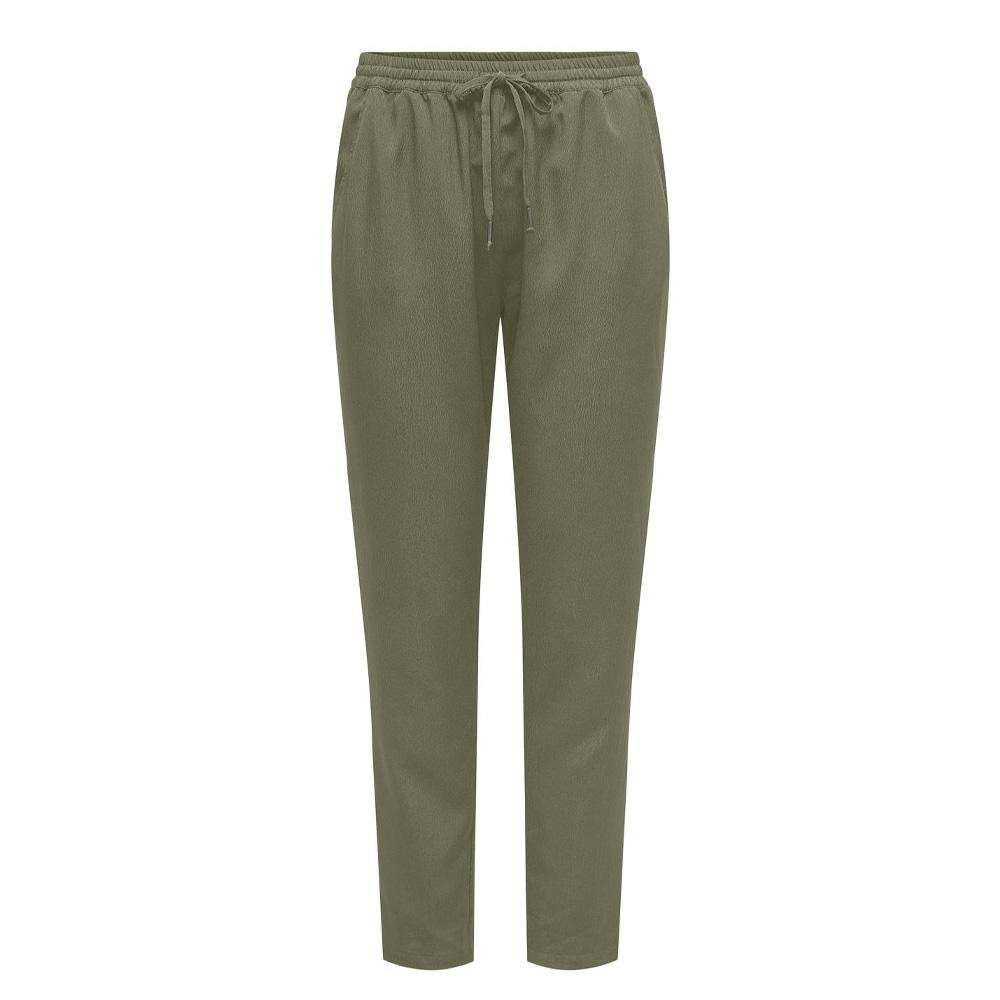 Pantalon Fluide Kaki Femme Only Nova Life pas cher