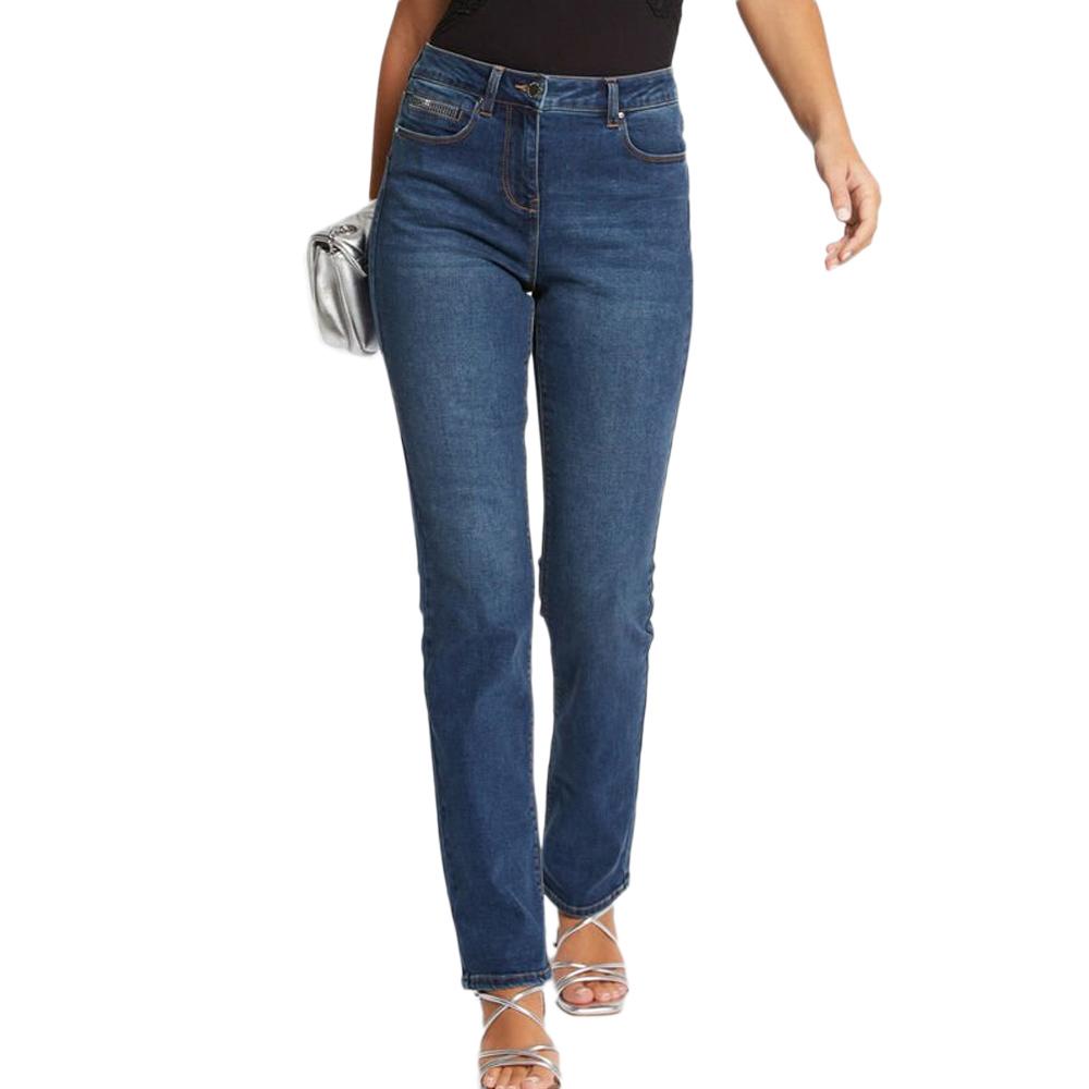 Jean Bleu Femme Morgan DROIT pas cher