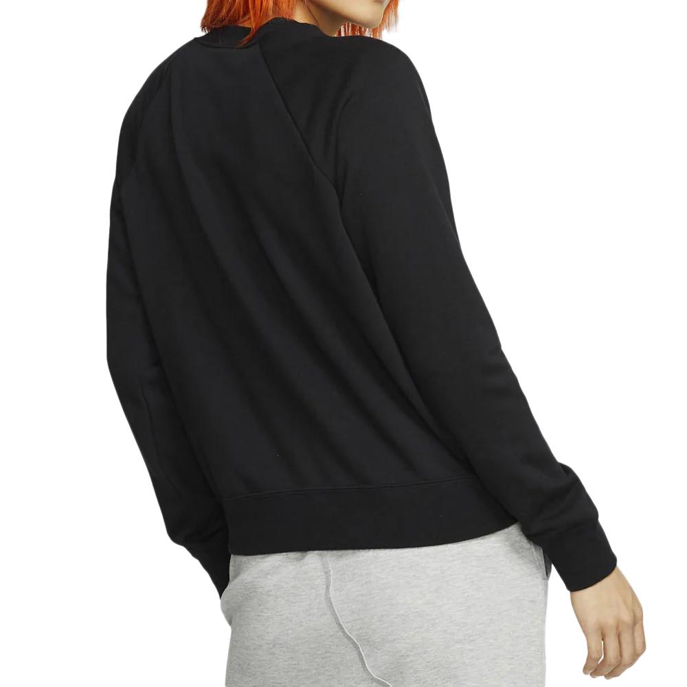 Sweat Noir Femme Nike Crew vue 2