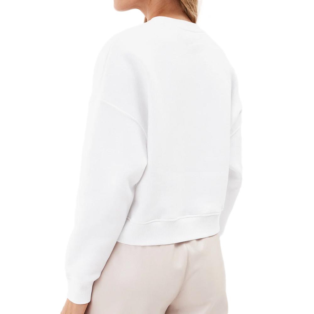 Sweat Blanc Femme Guess Lurex Triangle vue 2