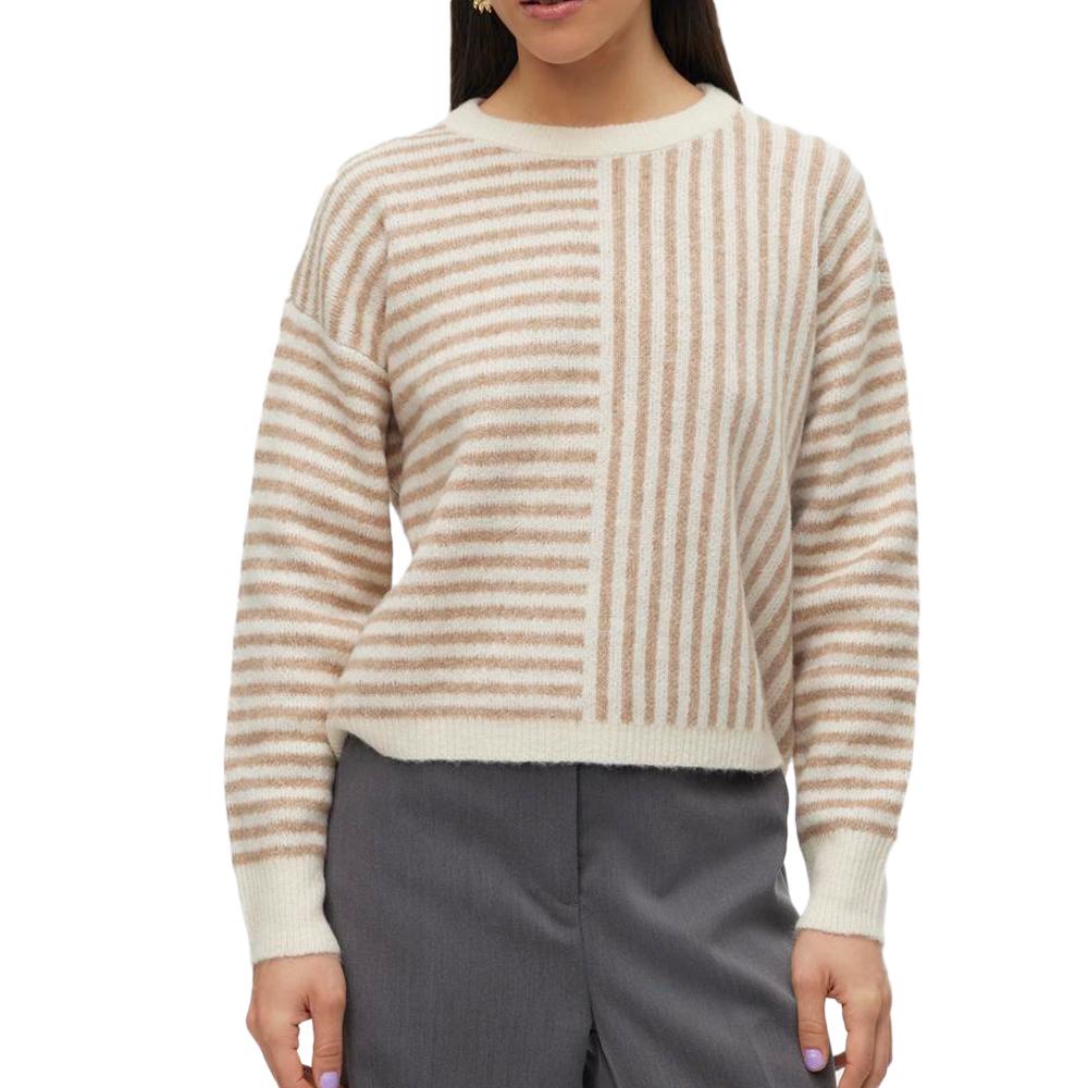 Pull Beige/Écru Femme Vero Moda Ranus pas cher