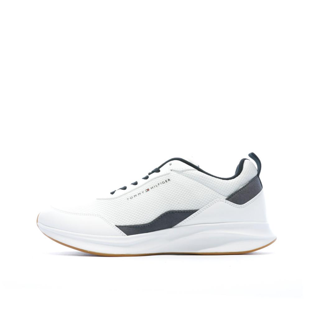 Baskets Blanches Homme Tommy Hilfiger Lightweight pas cher