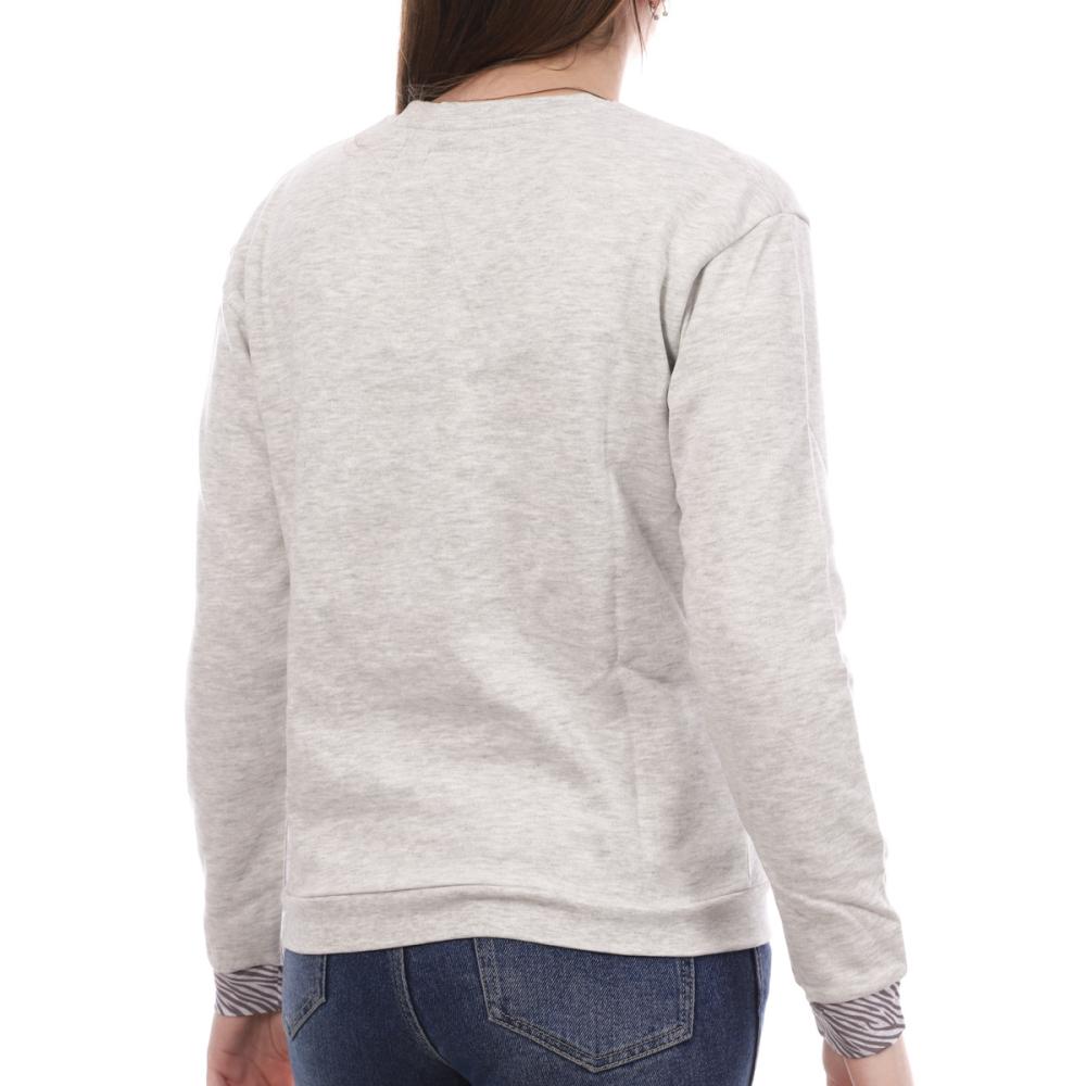 Sweat Gris Femme Lee Cooper Okazia vue 2