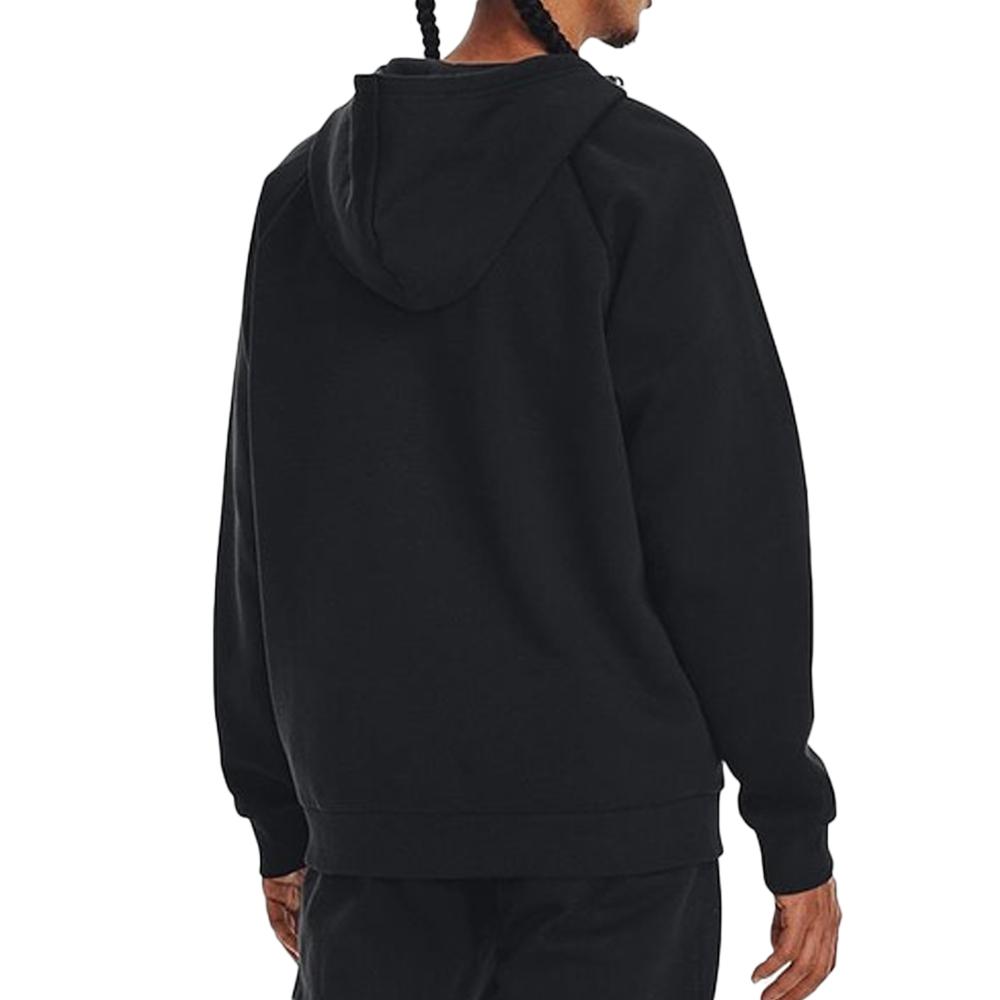 Sweat Noir Homme Under Armour Rival Fleece vue 2