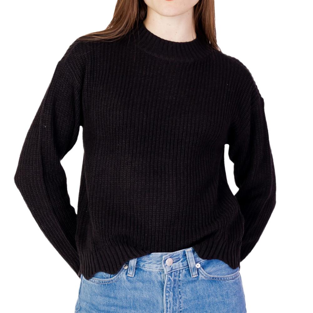 Pull Noir Femme JDY Scallop Edge pas cher