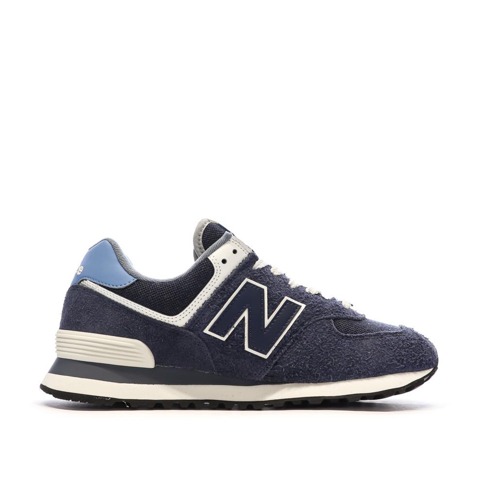 Baskets Marine/Bleu/Blanc Homme New Balance 574 vue 2