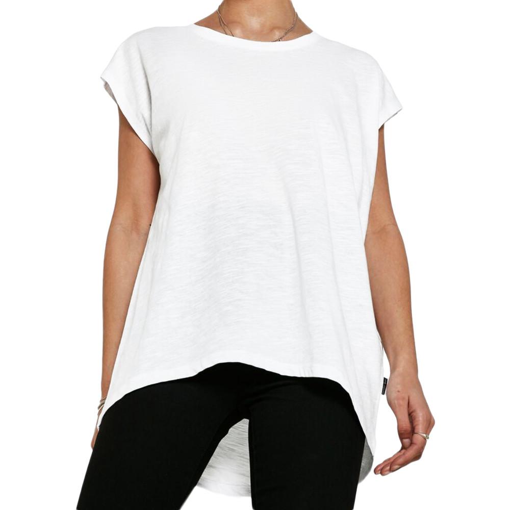 T-shirt Blanc Femme Noisy May Mathilde pas cher