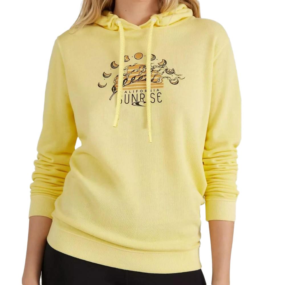 Sweat à Capuche Jaune Femme O'Neill Sunrise pas cher