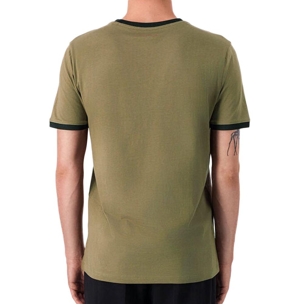 T-shirt Kaki Homme Teddy Smith Mc vue 2