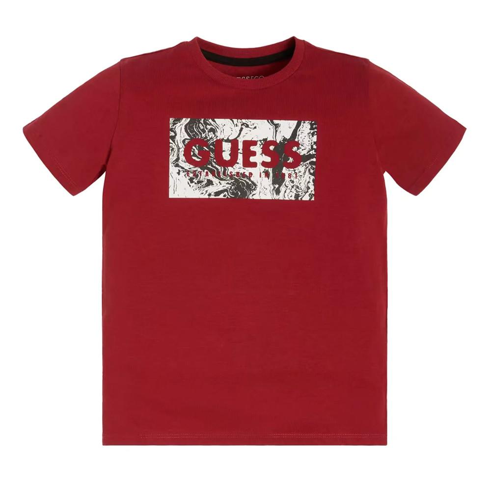 T-shirt Rouge Garçon Guess L3GI08 pas cher