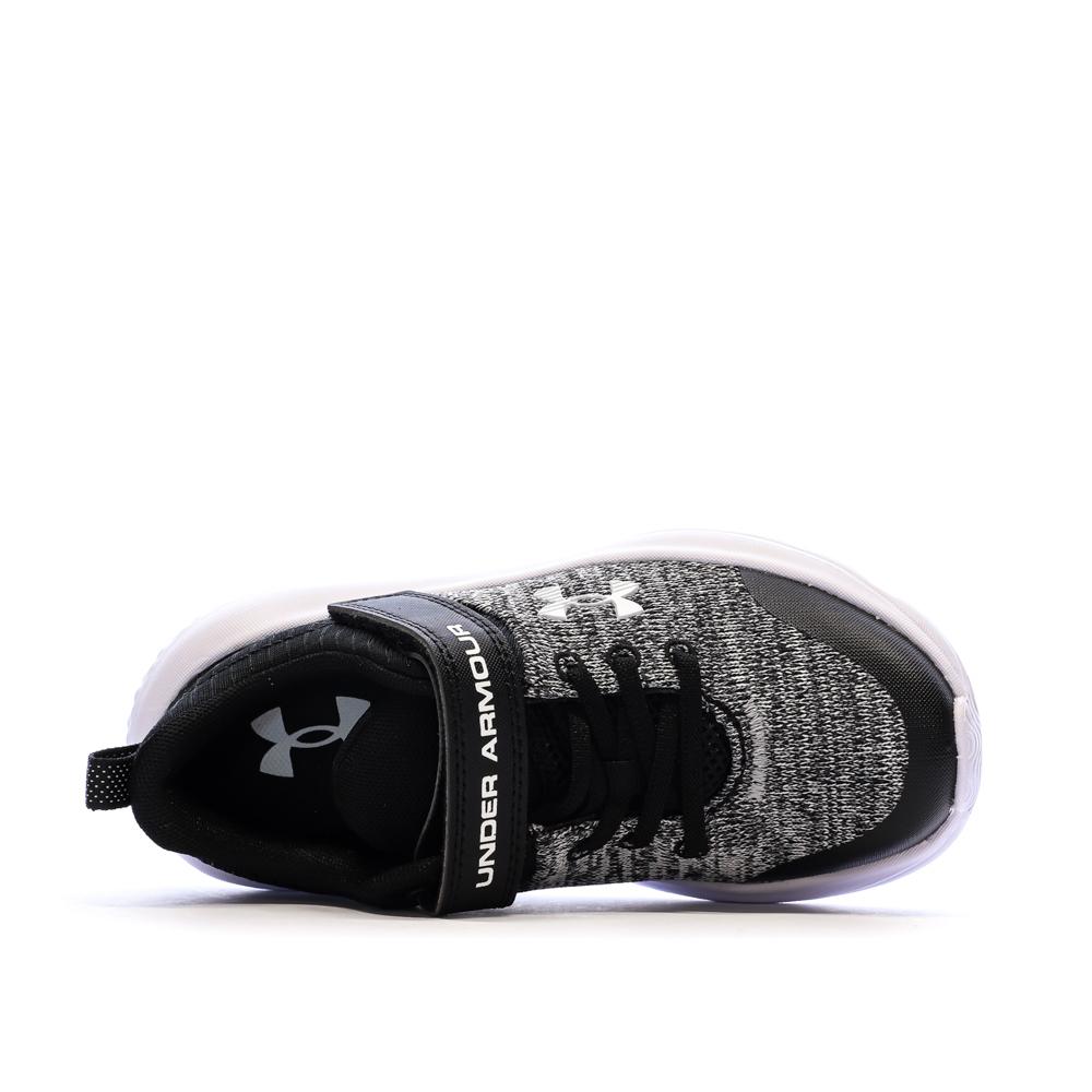 Baskets Noires/Grises Garçon Under Armour Revitalize vue 4