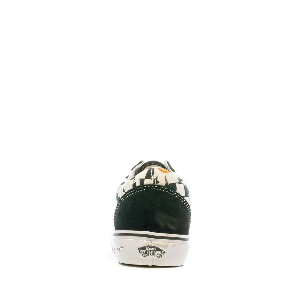 Baskets Blanches/Noires Femme Vans Ua Old Skool vue 3