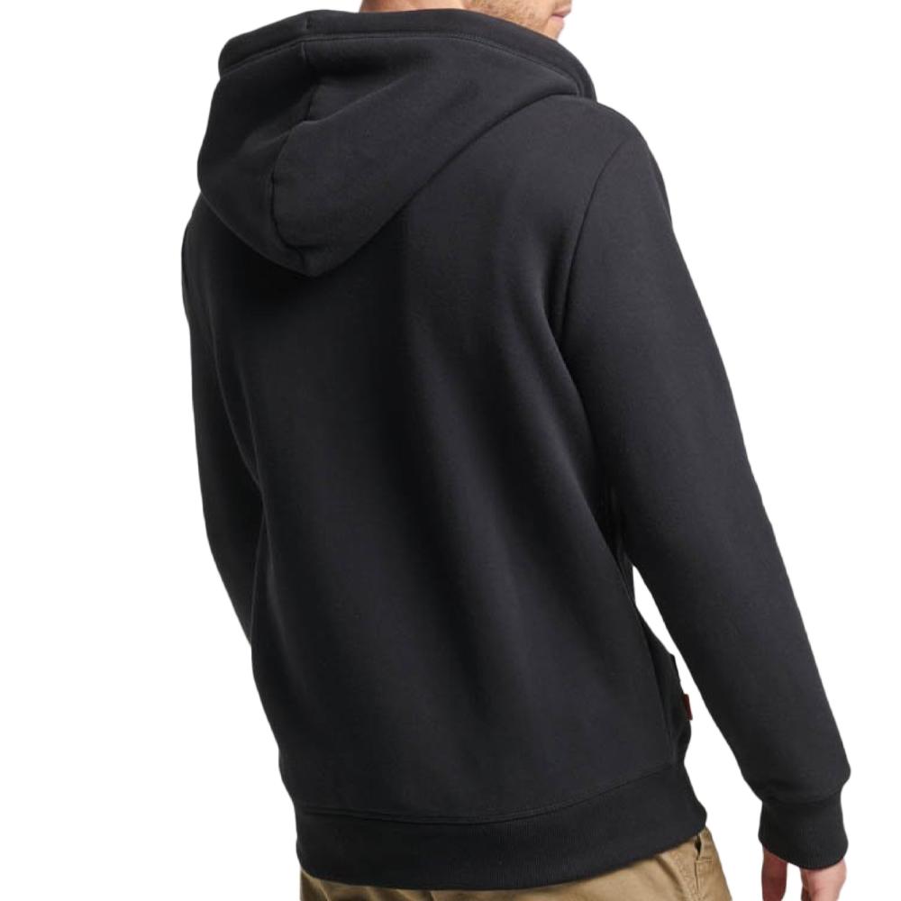 Sweat Zippe Capuche Marine Homme Superdry Essential vue 2